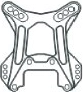 Turn amortizoare față X3 CNC din aluminiu 7075, 5 mm HN
