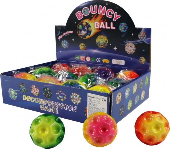 Minge săritătoare curcubeu 7 cm