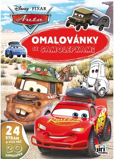 Caiet de colorat A4 cu autocolante – Mașini
