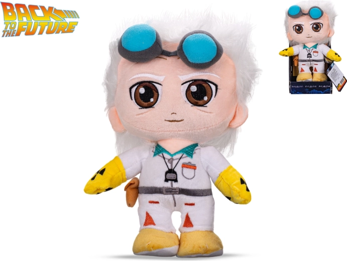 Figurină de pluș Dr. Emmett Brown – Înapoi în viitor (30 cm)