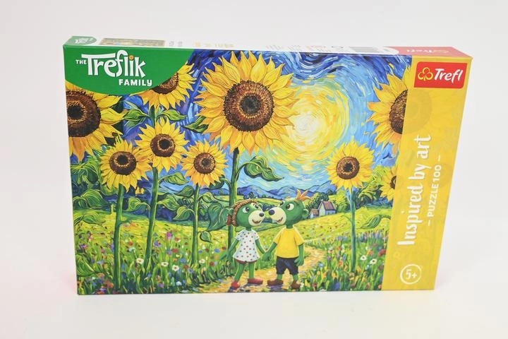 Puzzle Trefl Inspired by Art 100 de piese – plimbare printre floarea-soarelui