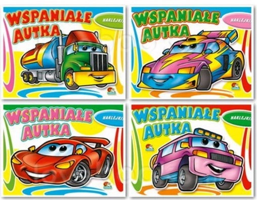 Carte de colorat Mașinuțe Uimitoare