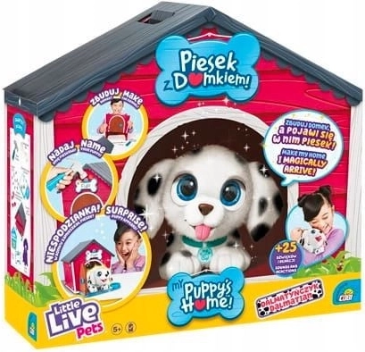 Dalmațian interactiv cu căsuță LITTLE LIVE PETS