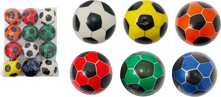 Mingea colorată moale cu motiv sportiv