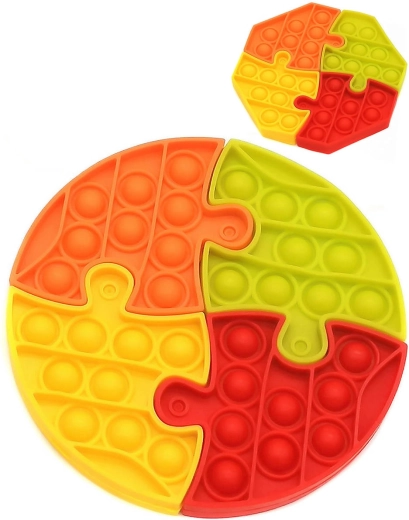 Pop it puzzle jucărie antistres bubble pops 15 cm - 1 bucată