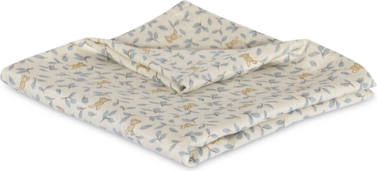 Nuuroo Valentin scutec din muselină din bambus Bunny Leaf - 1 bucată