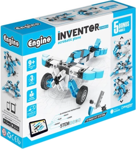 Set de construcție avioane ENGINO Inventor Mechanics