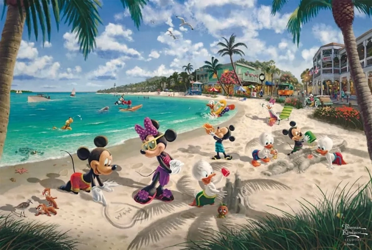 Puzzle Mickey și Minnie: În Florida 200 de piese