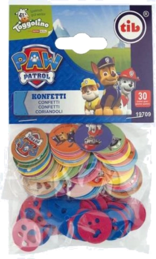 Confetti decorative Paw Patrol 2,5 cm