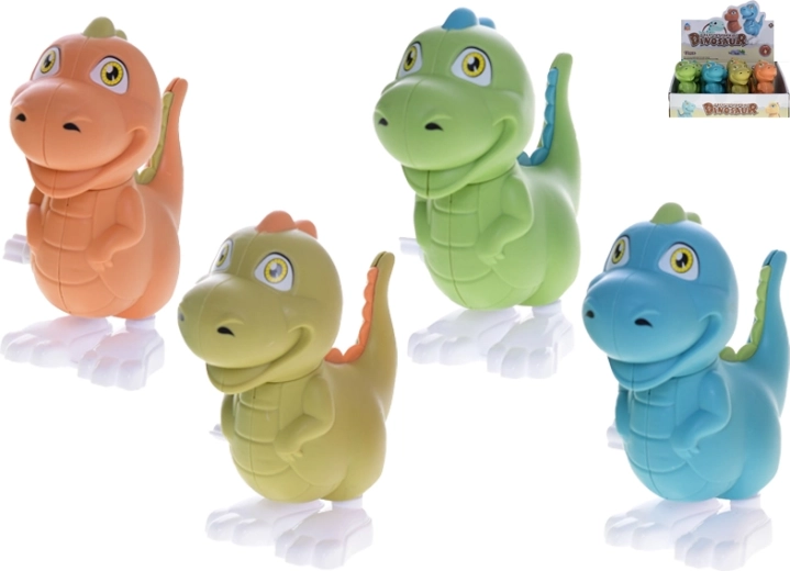 Dinozaur săltăreț 11 cm cu mecanism de întindere