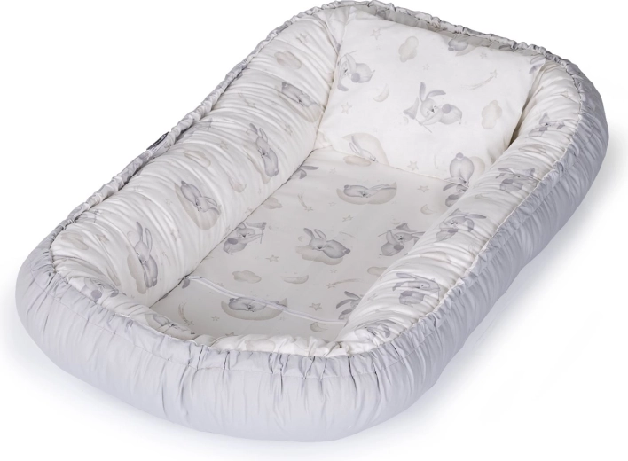 Chipolino cuib pentru bebeluș Gray Bunny