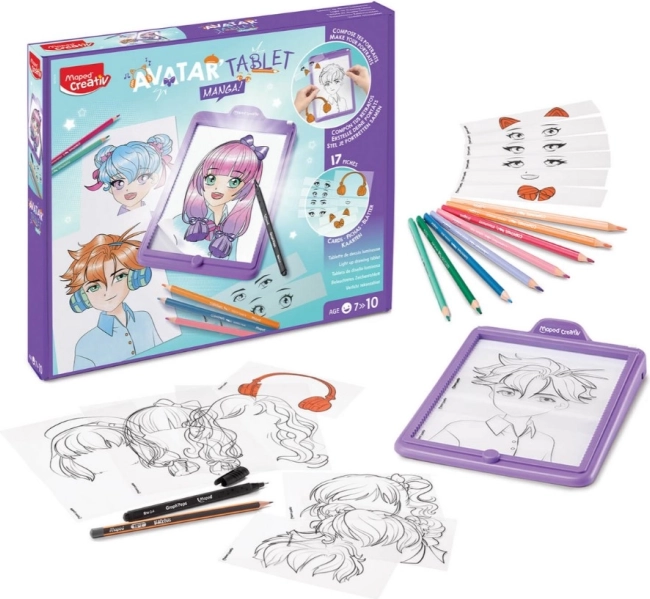 Tablet creativ pentru desen Maped Manga Avatar