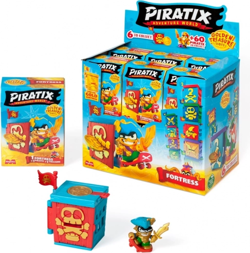 Figurină de pirat Golden Treasure Fortress