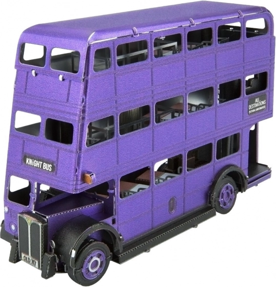 Puzzle 3D metalic HARRY POTTER: Autobuzul Cavaler (Knight Bus) METAL EARTH