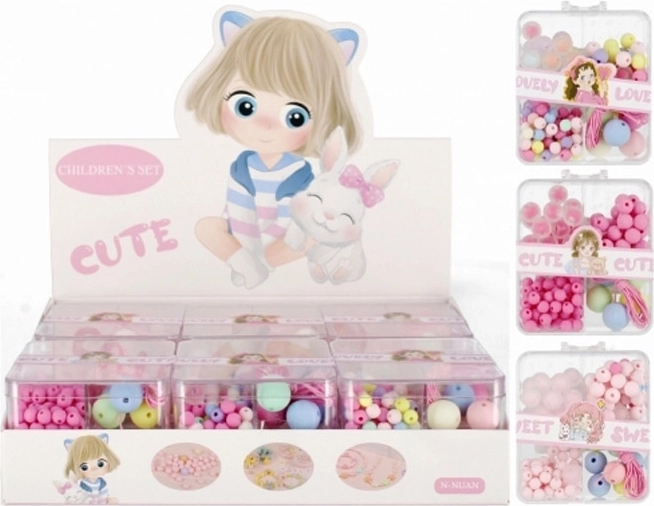 Set de mărgele în organizator