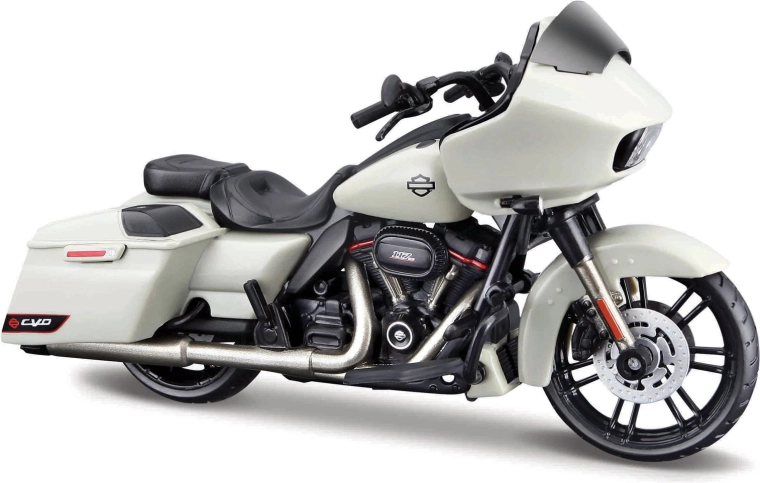 Maisto Harley-Davidson 2018 CVO Road Glide gri-alb 1:18
