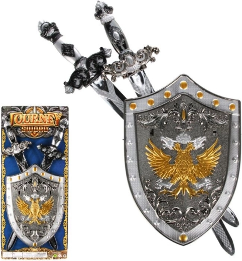 Set de cavaler – 2 săbii și scut 20 × 29 cm