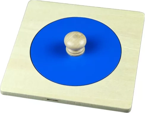 Puzzle Montessori din lemn cu formă de cerc