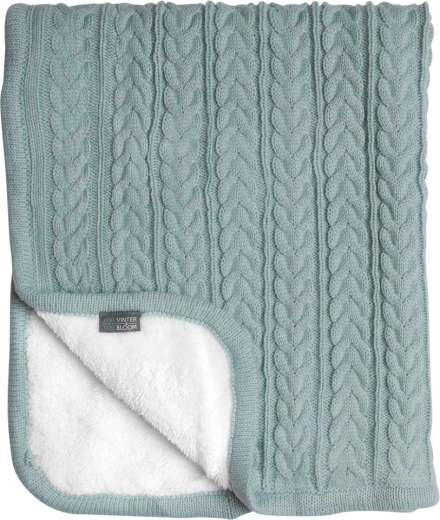 Pătură Vinter & Bloom cuddly sage green - 1 bucată