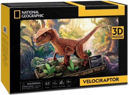 Puzzle 3D NATIONAL GEOGRAPHIC – velociraptor