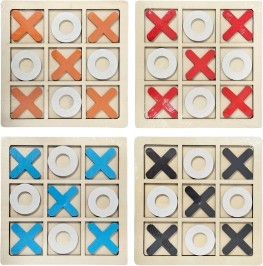 Joc de călătorie din lemn X și 0