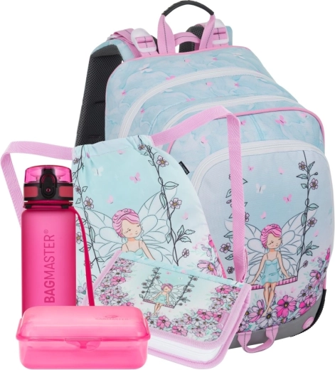 Bagmaster Alfa 25 set școlar mare pentru elevi de clasa I – zână