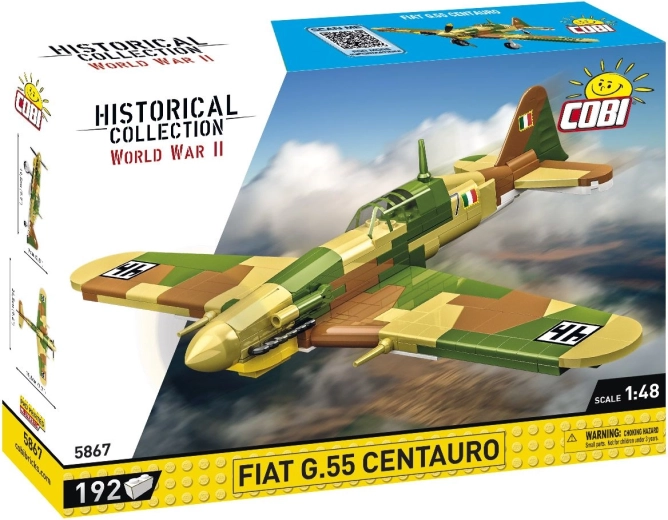 COBI Historical Collection WWII Fiat G.55 Centauro 1:48 (192 piese) - 1 bucată