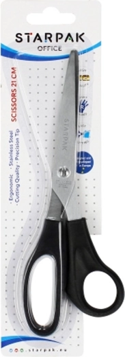 Foarfece de birou negre 21 cm - 1 bucată