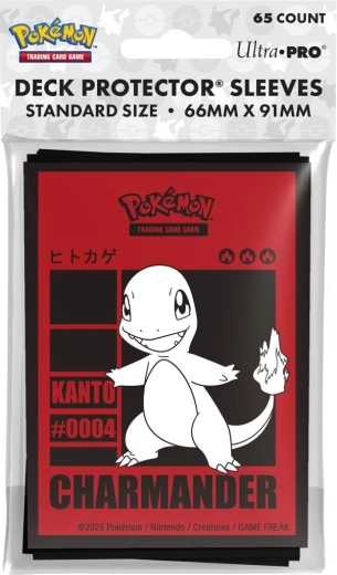 Huse de protecție pentru cărți Ultra PRO Pokémon Charmander (65 buc.)