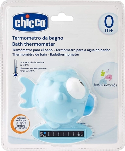 Chicco termometru de baie peștișor albastru deschis