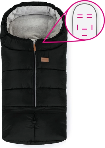 Fusak 3în1 PETITE&MARS Jibot Horizontal Ink Black