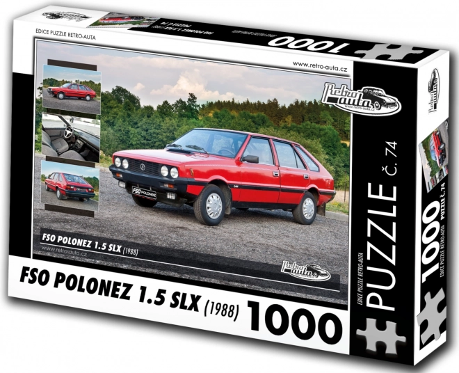 Puzzle Retro-Mașini FSO Polonez 1.5 SLX 1000 de piese