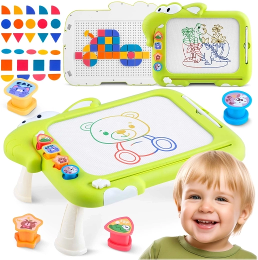 Ricokids tablă magnetică de desen cu măsuță și mozaic rk-823 - 1 bucată