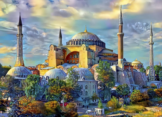 Puzzle BLUEBIRD Hagia Sophia Istanbul 1000 piese