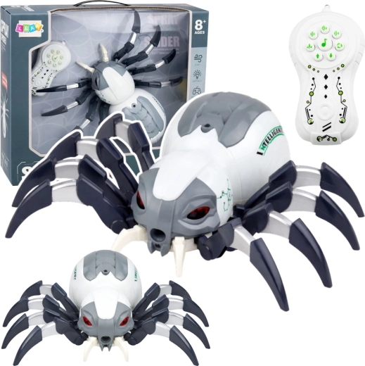 Păianjen RC robotic cu fum, lumini și sunete
