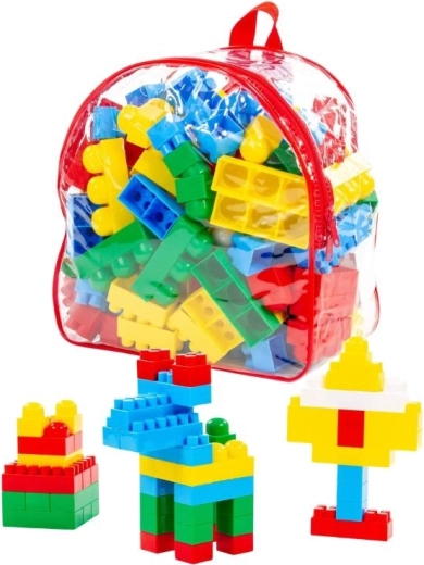 Set de construcție Supermix în rucsac