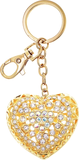 Breloc inimă aurie