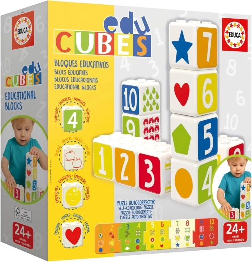Educa EduCubes Baby cuburi educative de stivuit