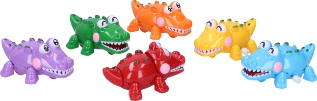 Crocodil cu mecanism de înfășurare 10,5 cm – jucărie pentru apă
