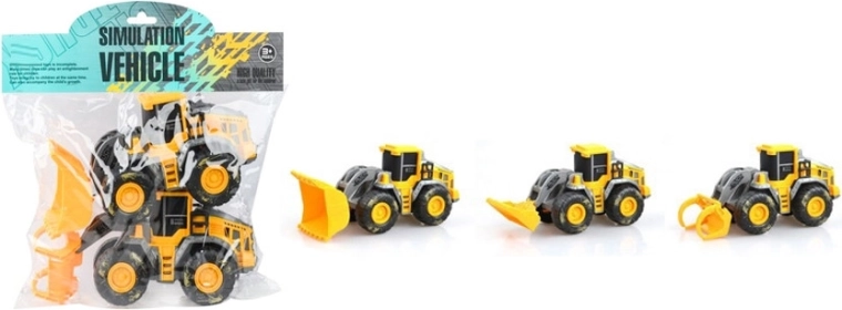 Utilaj de construcții – set de două excavatoare cu părți mobile