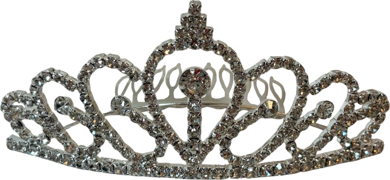 PINK bentiță Royal Crown pentru micile prințese