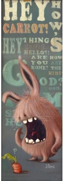 Puzzle vertical Zozoville: Morcov 1000 piese