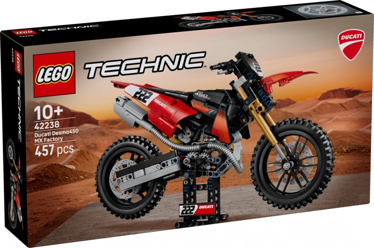 LEGO Technic motocicletă Ducati Desmo450 MX Factory 42238