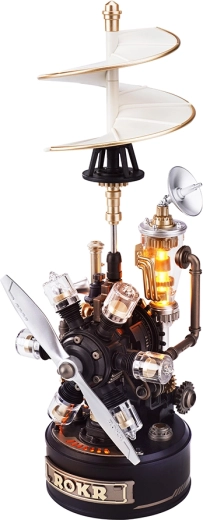 ROKR puzzle 3D mecanic Elicopterul lui Da Vinci cu iluminare LED