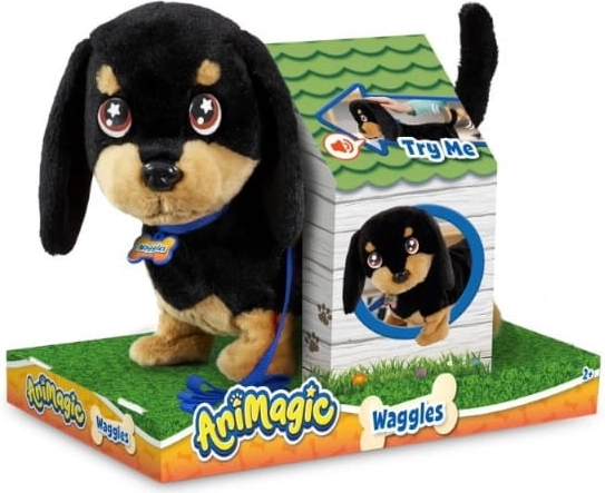 Mascota interactivă pentru câini AniMagic Waggles