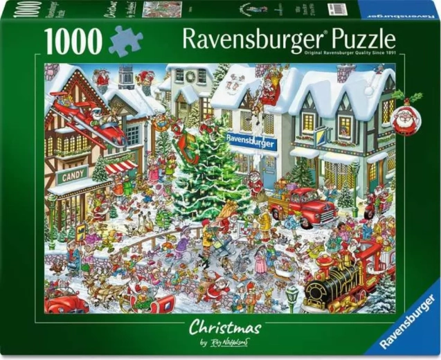 Puzzle Ravensburger Ray's Comic Crăciun 1000 de piese