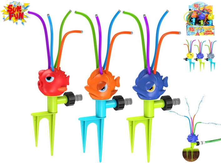 Aspersor de grădină pentru copii în formă de animale marine Sun Fun