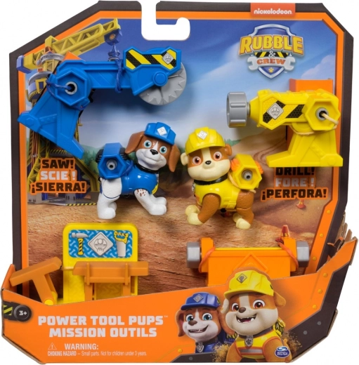 Rubble și echipa lui – set de figurine Power Tool Pups