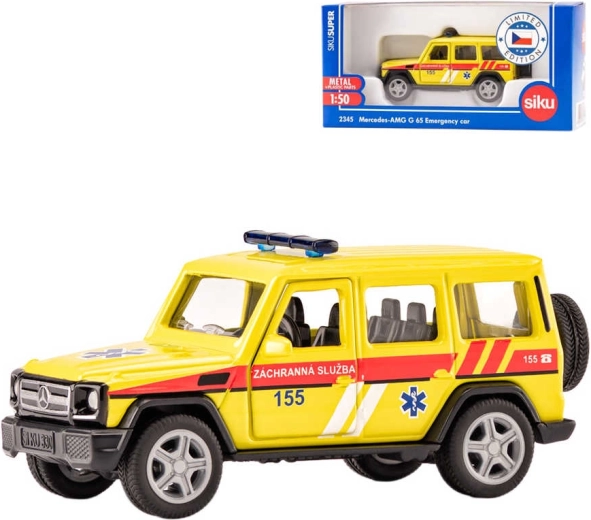 Siku super ambulanță Mercedes‑AMG G65 (versiune cehă) - 1 bucată