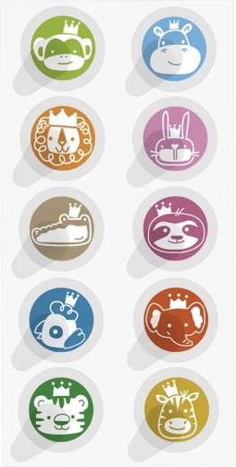 Chicco autocolante colorate pentru după înțepături de insecte, 30 buc